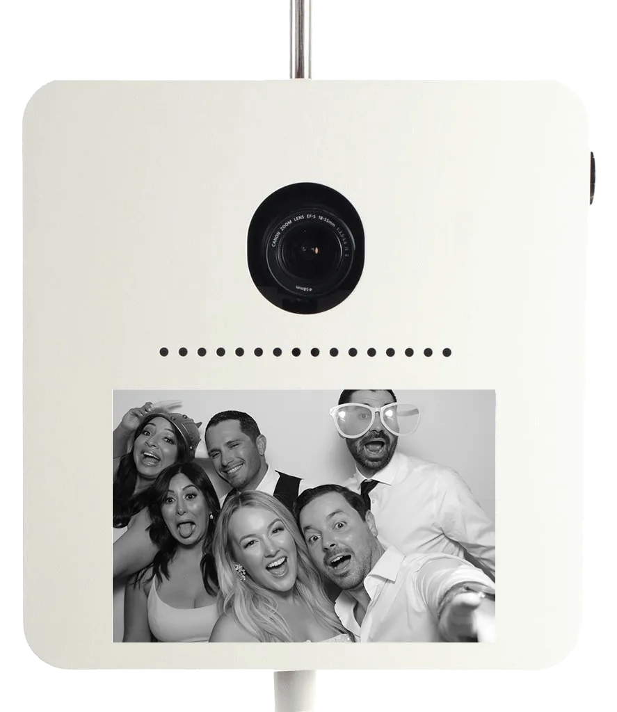 Luxury glam photo booth setup in San Diego