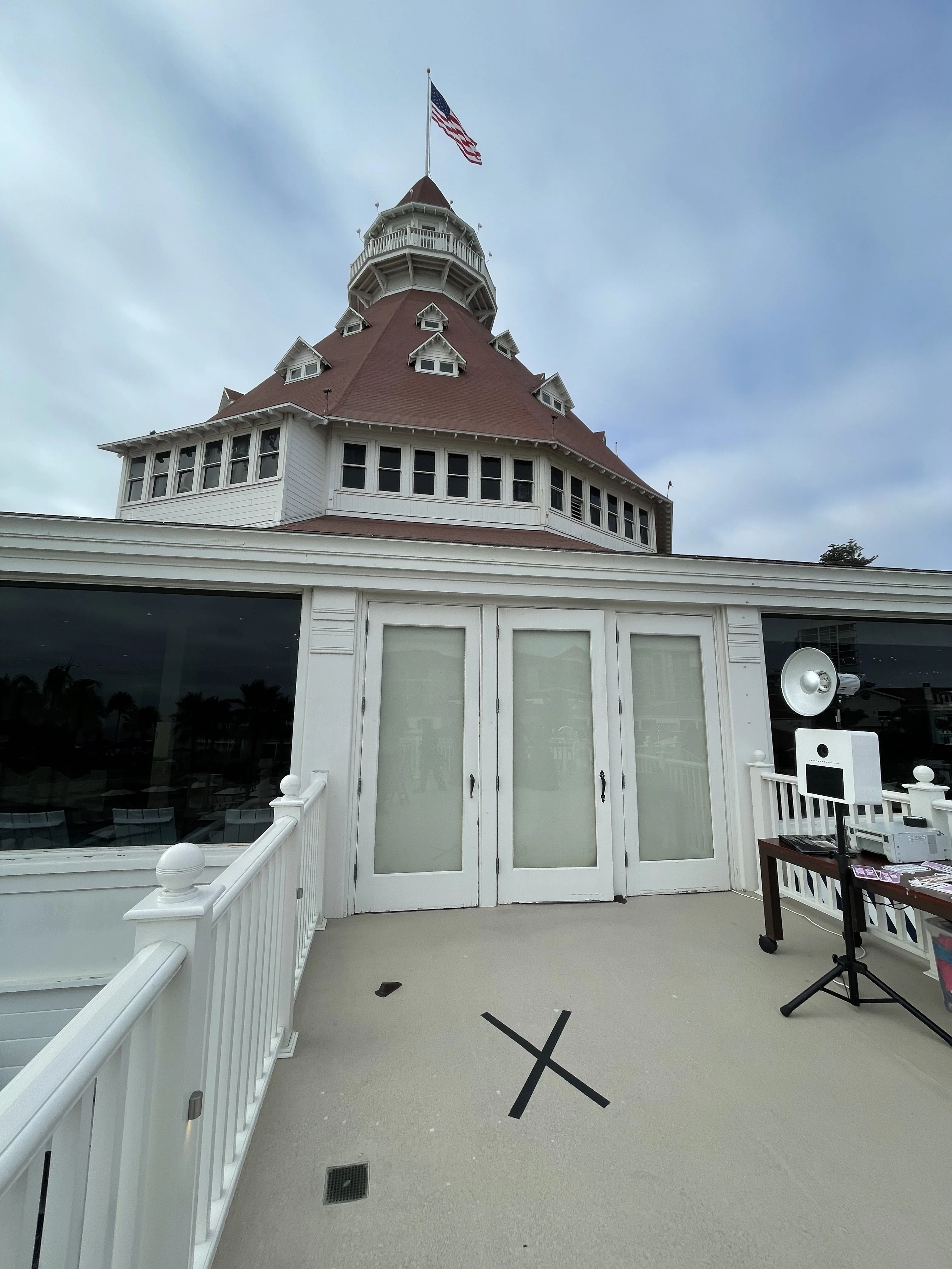 The Hotel Del Coronado San Diego photo booth rental preferred vendor