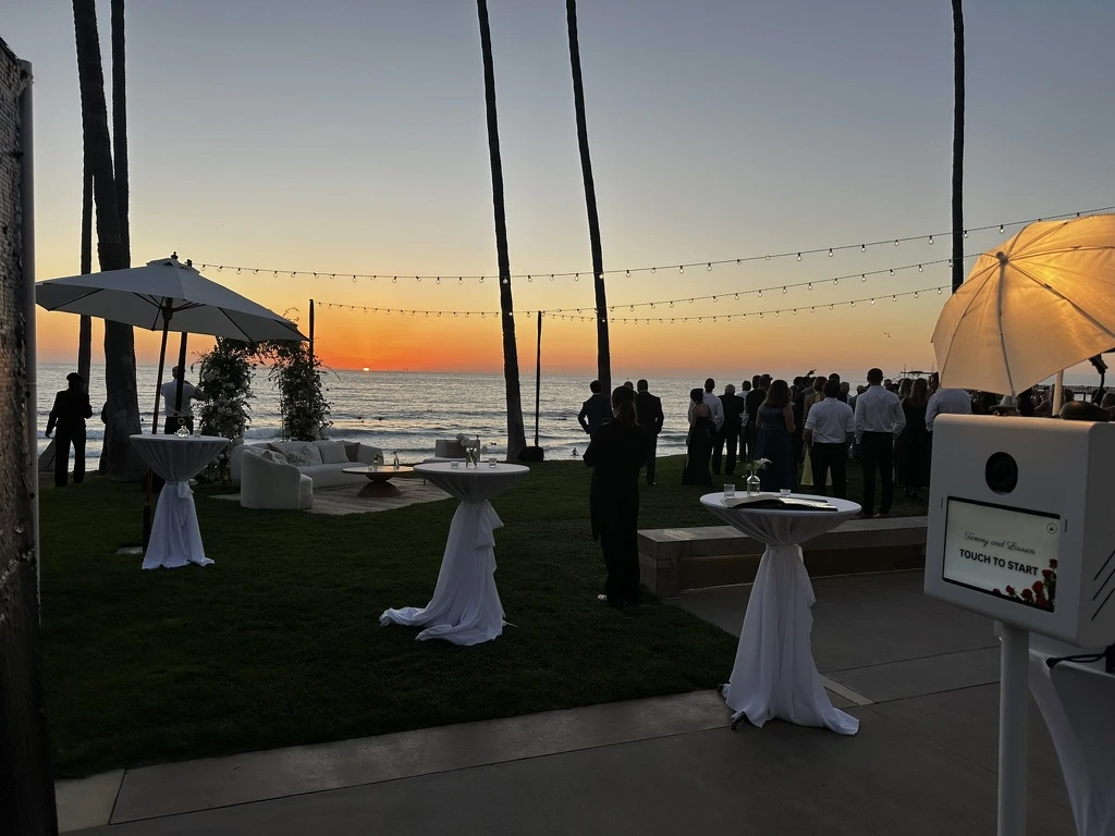 Scripps Seaside Forum La Jolla San Diego luxury photo booth rental