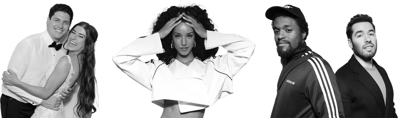 San Diego glam photo booth rental - Kardashian filter glam booth